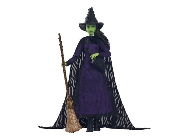 Mattel Wicked Deluxe Elphaba Fashion Doll, Motedukke, Jente, 6 år, Jente, Gir fra seg lyd, 289,9 mm