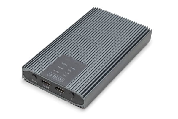 Digitus DA-71559, SSD-kapsling, M.2, M.2, 20 Gbit/sek., USB-tilkobling, Grønn