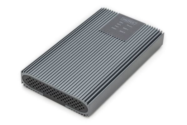 Digitus DA-71559, SSD-kapsling, M.2, M.2, 20 Gbit/sek., USB-tilkobling, Grønn