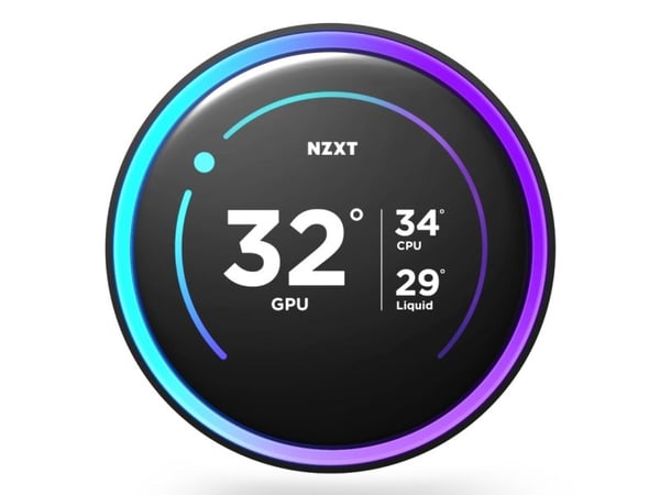 NZXT Kraken Elite 280 RGB, alt-i-ett væskekjøler, 14 cm, 98,61 CFM, svart