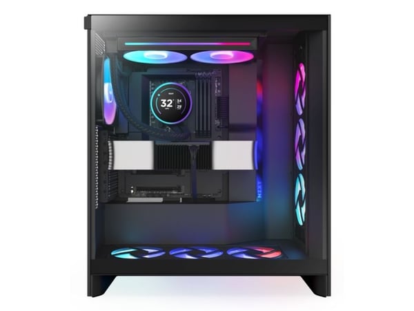 NZXT Kraken Elite 280 RGB, alt-i-ett væskekjøler, 14 cm, 98,61 CFM, svart
