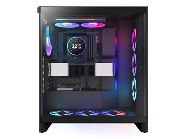 NZXT Kraken Elite 240 RGB, alt-i-ett væskekjøler, 12 cm, 75,12 CFM, svart