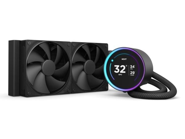 NZXT Kraken Elite 240 alt-i-ett væskekjøler 12 cm 73.47cfm svart