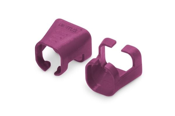 Digitus A-CC-MG, Farvekodningsklemme, Magenta, Polyvinylklorid (PVC), Cat5e/6, 100 mm, 120 mm