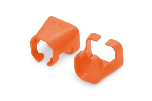 Digitus A-CC-O, Farvekodningsklemme, oransje, polyvinylklorid (PVC), Cat5e/6, 100 mm, 120 mm
