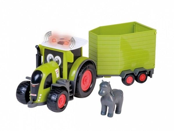 Malik Traktor claas su hestehenger glade mennesker