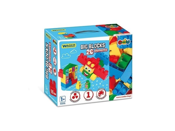 Vadefugl BLOCKI STORE BLOKKER 26 stk. + WADER-KLISTREMERKER 41591