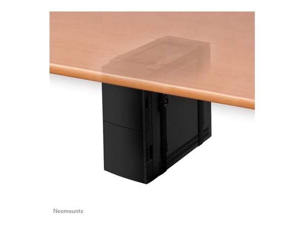 Neomounts CPU-D025 - Monteringssats (CPU-montering) - fixerad - svart - under skrivbordet