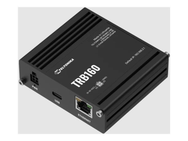 Teltonika TRB160 - Gateway - 1GbE - LTE - 4G, 3G - skrivebord / vegg / DIN-skinne monterbar