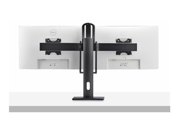 StarTech.com Crossbar Dual Monitor Desk Stand, Double 27inch Screens/VESA - Ställ - för 2 monitorer - plast, aluminium, stål - svart - skärmstorlek...