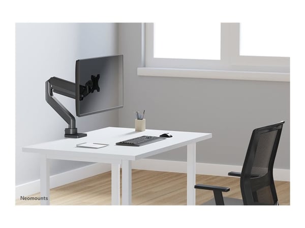 Neomounts DS70PLUS-450BL1 - Monteringssett (bordmonteringsarm) - full bevegelse - for buet LCD-skjerm - stål - svart - skjermstørrelse: 17"-49"
