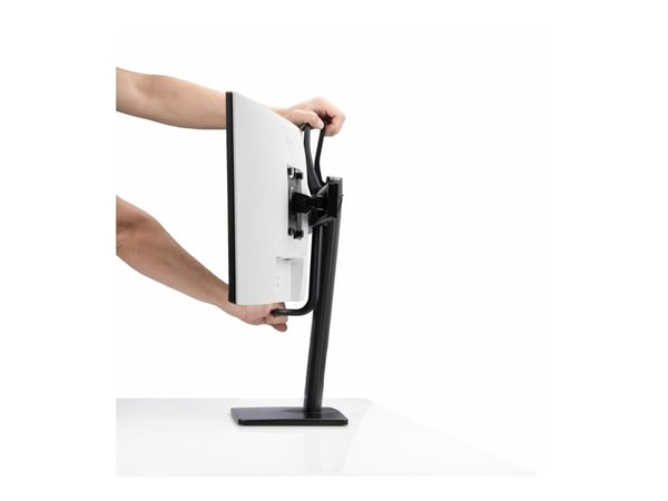 StarTech.com 2MC1S-MONITOR-STAND, 12 kg, 43,2 cm (17"), 68,6 cm (27"), 100 x 100 mm, Korkeudensäätö, musta