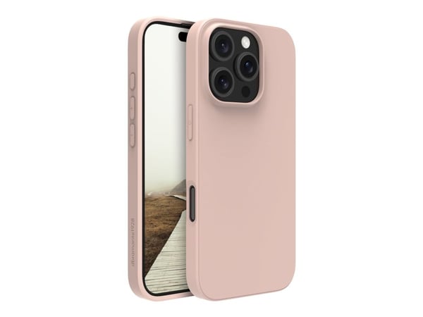 dbramante1928 Greenland - Baksidesskydd för mobiltelefon - återvunnen plast - rosa sand - för Apple iPhone 16 Pro Max