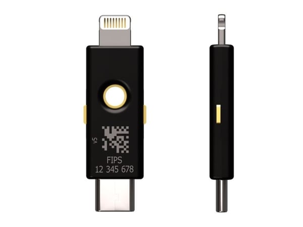 Yubico YubiKey 5Ci - USB-C / Lightning-sikkerhetsnøkkel