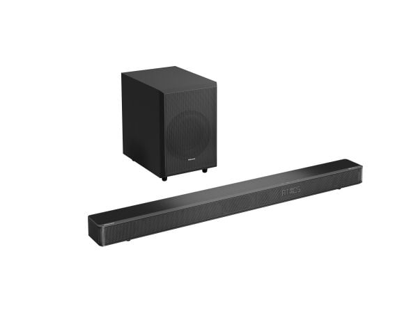 Hisense AX3120G - Lydplankesystem - 3.1.2-kanal - trådløs - Bluetooth - svart