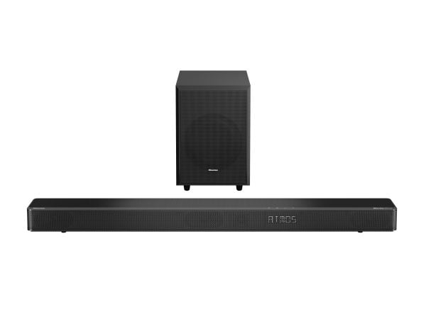 Hisense AX3120G - Lydplankesystem - 3.1.2-kanal - trådløs - Bluetooth - svart