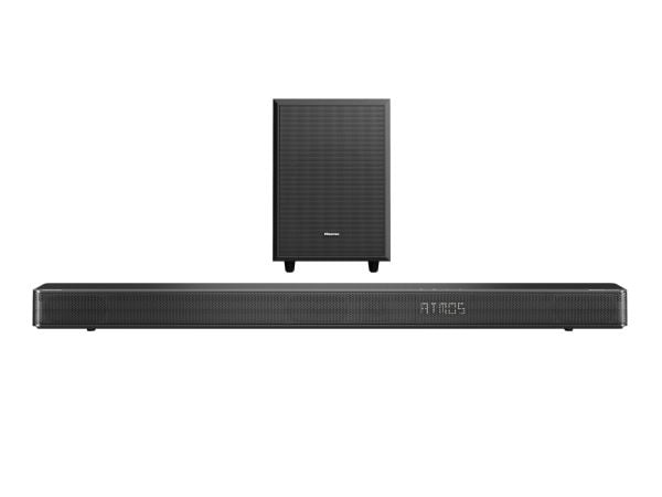 Hisense AX3120G - Lydplankesystem - 3.1.2-kanal - trådløs - Bluetooth - svart
