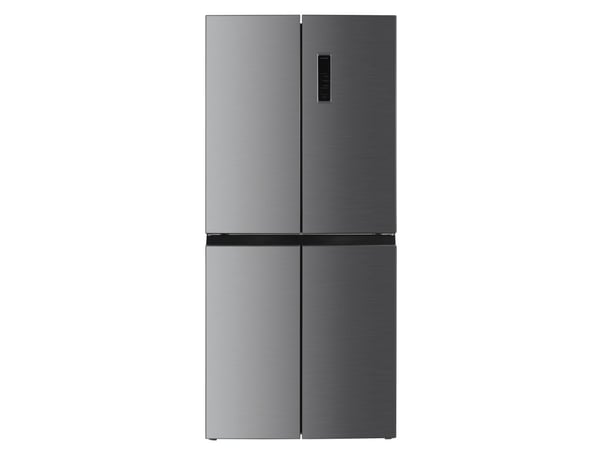 Beko GNO46623MXPN - Kjøleskap/fryser - fransk dør underfryser - bredde: 79 cm - dybde: 73 cm - høyde: 180 cm - 466 liter - Klasse D - pet inox