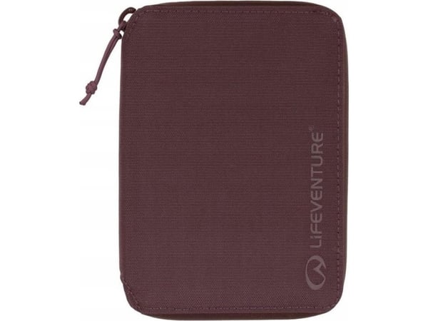 Lifeventure RFID mini reise­lommebok Plum