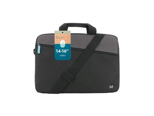 Mobilis The One Essential - Notebookbæreveske - topplasting - 14" - 16" - svart og grå