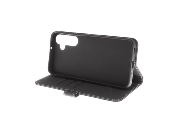 Insmat Exclusive - Flipdeksel for mobiltelefon - papp + papir + aluminiumsfolie, polykarbonat, termoplastisk polyuretan (TPU), lær, bomullssøm - fo...