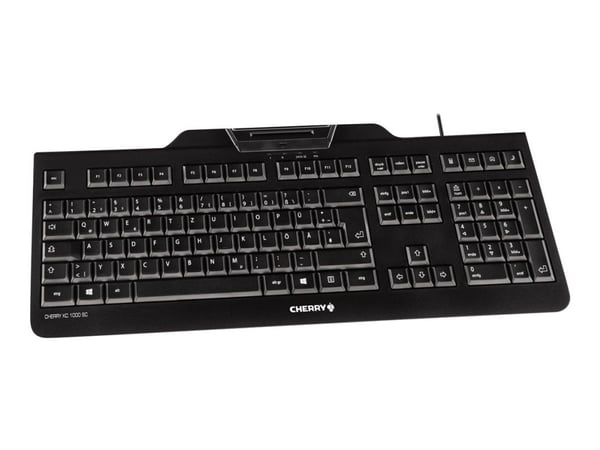 CHERRY KC 1000 SC - Tastatur - USB - Fransk - svart