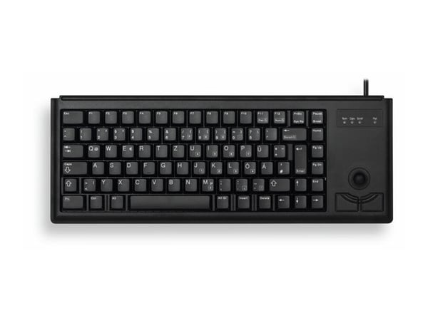 CHERRY Compact-Keyboard G84-4400 - Tastatur - USB - Italiensk - svart