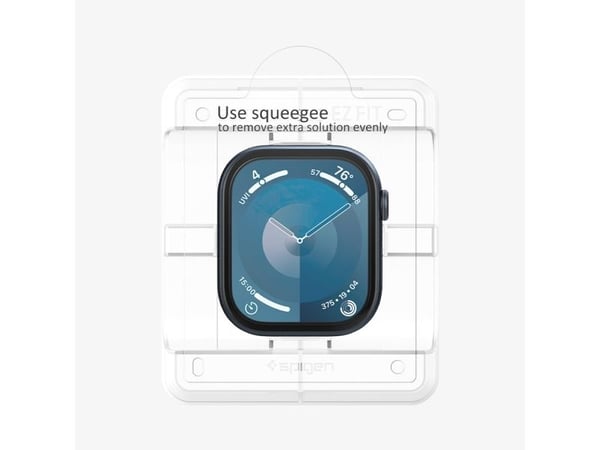 Spigen EliteShield EZ Fit, Skjermbeskytter, Smartklokke, Gjennomsiktig, Apple, Apple Watch 10 (42mm), 2 stykker