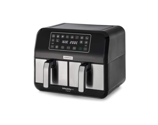 Kenwood HFM20.000MB, Varmluftsfrityr, 8 l, 35 °C, 200 °C, 60 min, Dobbel