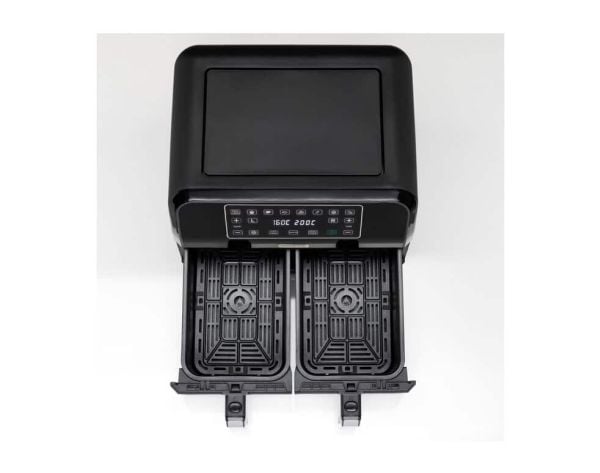 Kenwood HFM20.000MB, Varmluftsfrityr, 8 l, 35 °C, 200 °C, 60 min, Dobbel