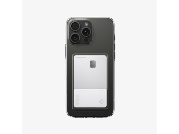 Spigen Crystal Slot, Etui, Apple, iPhone 16 Pro, 16 cm (6.3"), Gjennomsiktig