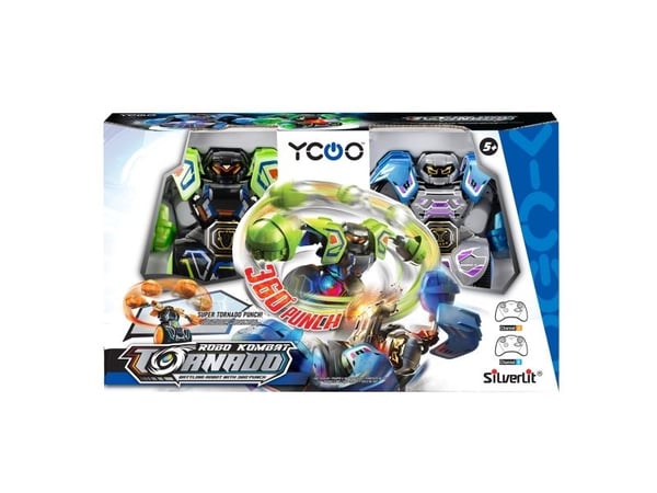 Silverlit YCOO Battle Pack A - Robo Kombat Tornado - RC - sininen, vihreä (2 kpl)