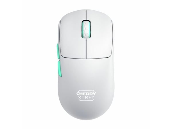 CHERRY Xtrfy M68 - Mus - optisk - 5 knapper - trådløs - 2.4 GHz - USB trådløs mottaker - hvit