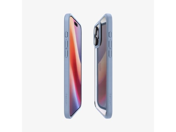 Spigen Crystal Hybrid, Etui, Apple, iPhone 16 Pro Max, 17,5 cm (6.9"), Blå, Gjennomsiktig