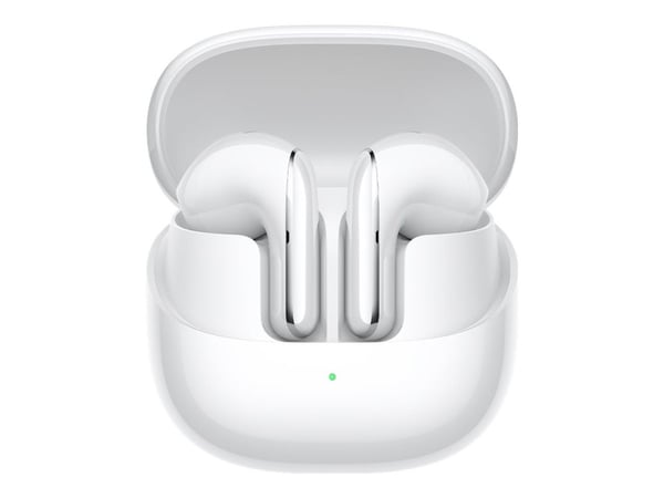 Xiaomi Buds 5 - True wireless-hodetelefoner med mikrofon - i øret - Bluetooth - aktiv støydemping - keramisk hvit