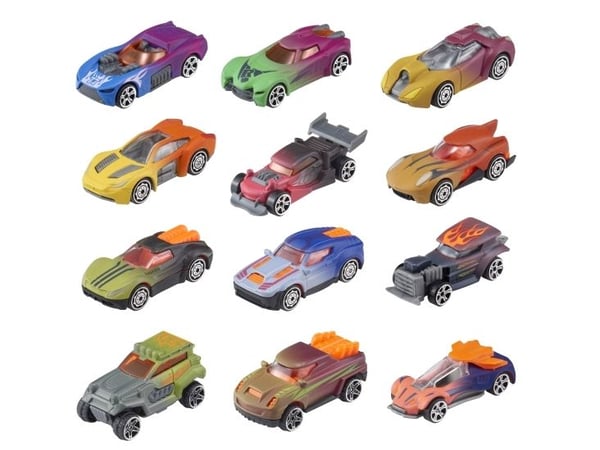 Teamsterz Colour Change die-cast bil - 3-pakning