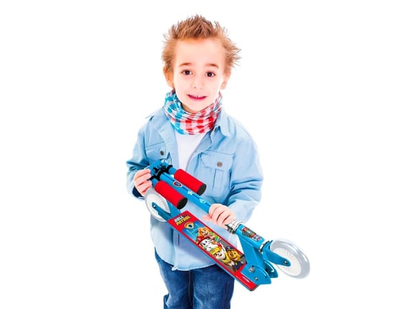 Paw Patrol hopfällbar och justerbar sparkcykel