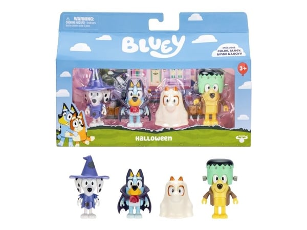 BLUEY Figure 4pk Costume Party