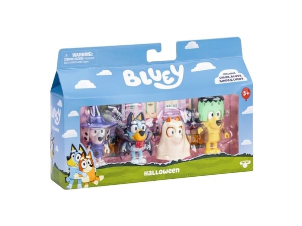 BLUEY Figure 4pk Costume Party
