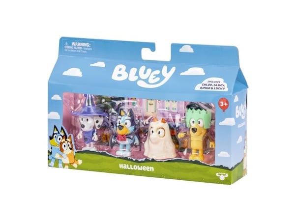 BLUEY Figure 4pk Costume Party