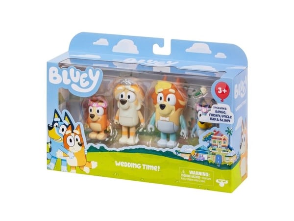 Bluey BLUEY Figure 4pk Special Set-Wedding