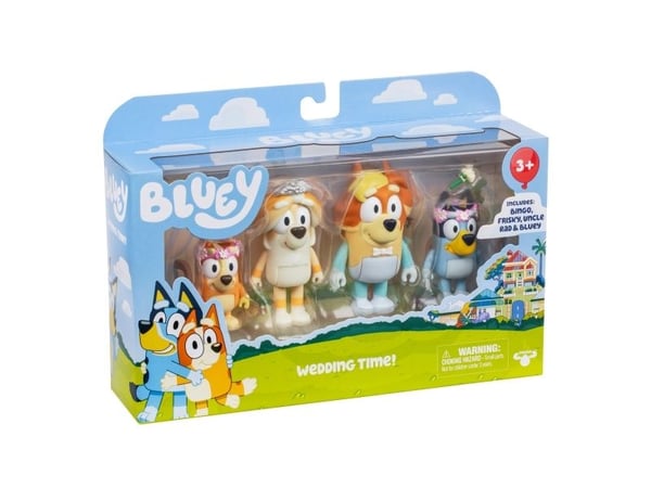 Bluey BLUEY Figure 4pk Special Set-Wedding