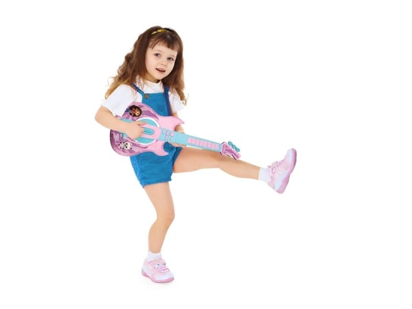 Gabby's Dollhouse Electronic Lighting Guitar with Mic in glasses shape