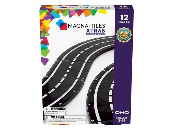 Magna-Tiles XTRAS : Roads, 12 pcs set