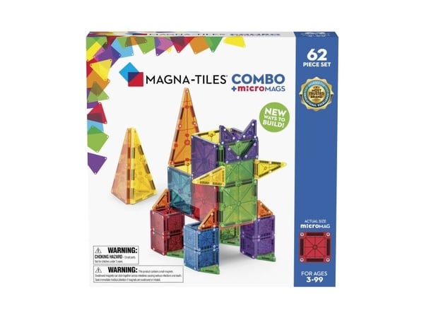Magna-Tiles microMAGS Combo 62 stk