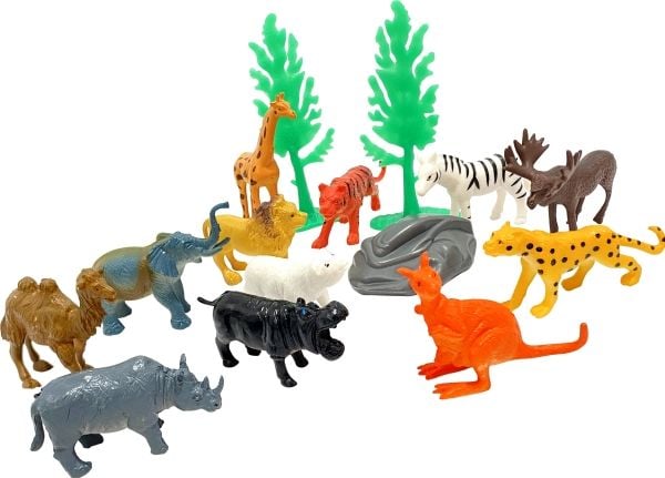 Nature Explore Animal Tubes, 4 varianter