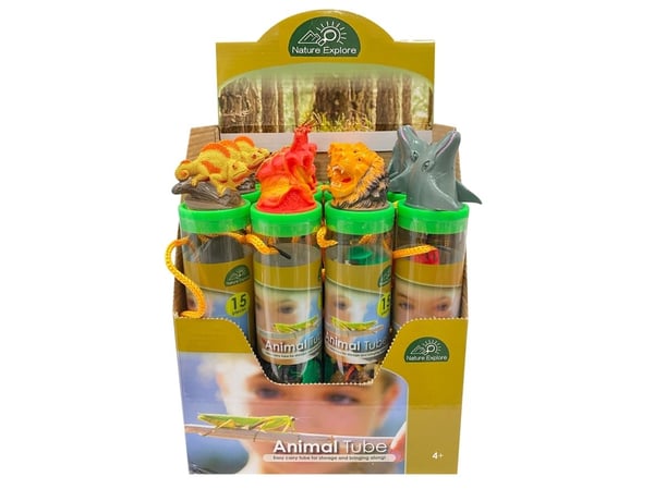Nature Explore Animal Tubes, 4 varianter