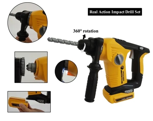 POWER X, Impact Drill w/ Light