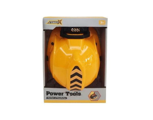 POWER X, Construction Helmet w/Portable Headlamp