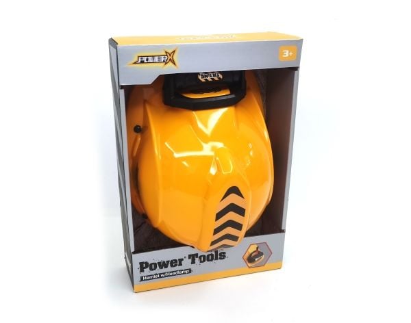 POWER X, Construction Helmet w/Portable Headlamp